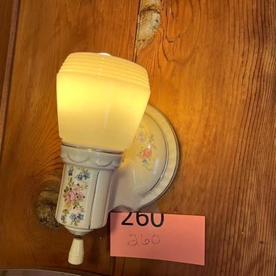Porcelair China Pull string light fixture