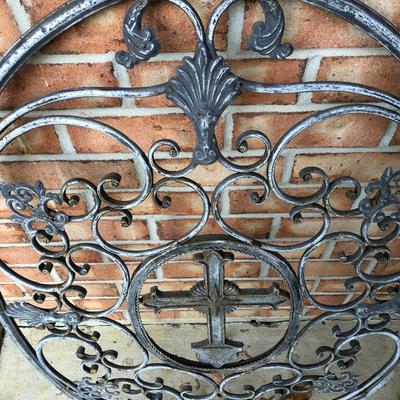 Large Metal Outdoor Wall Decor -Lot 210