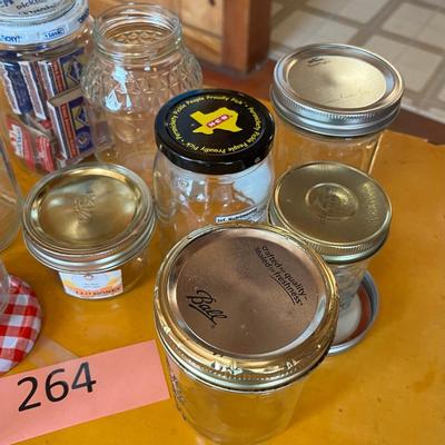 Lot of canning jars