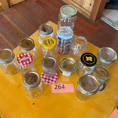 Lot of canning jars
