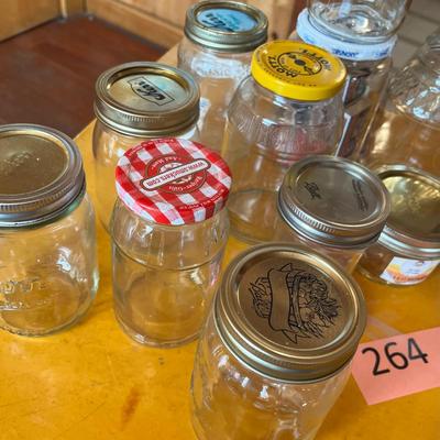 Lot of canning jars