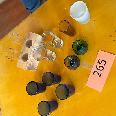 Collection of shot glasses