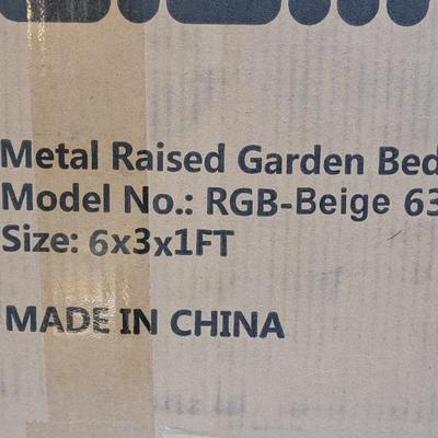 New in Box- Metal Raised Garden Bed -Powder Coated Galvanized Flower Bed