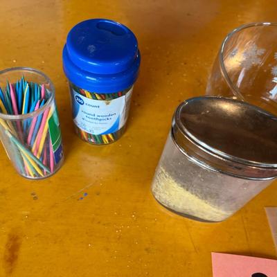 Lot of Toothpicks & Salt + Peppers