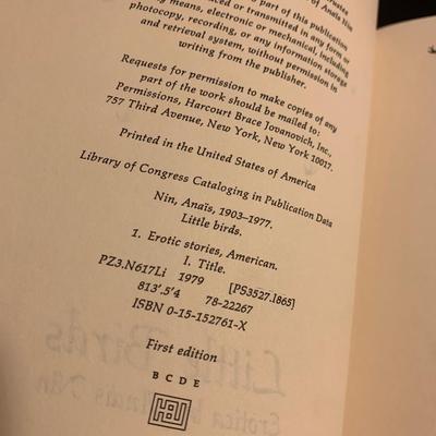 First Edition Delta of Venus Erotica Hardbacks