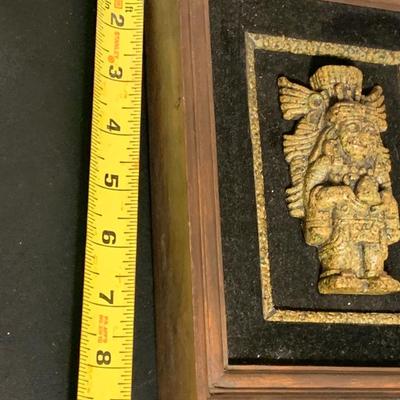 Vintage Zarebski 3D Framed Mexican Art