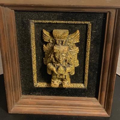 Vintage Zarebski 3D Framed Mexican Art