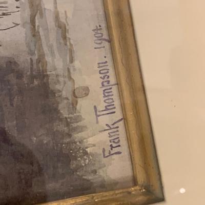 â€œTranquilâ€ by Frank Thompson Matted / Framed Print