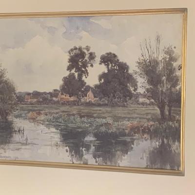 â€œTranquilâ€ by Frank Thompson Matted / Framed Print