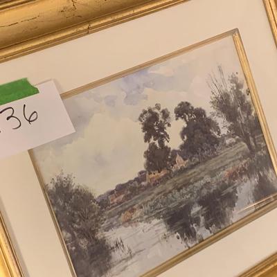 â€œTranquilâ€ by Frank Thompson Matted / Framed Print