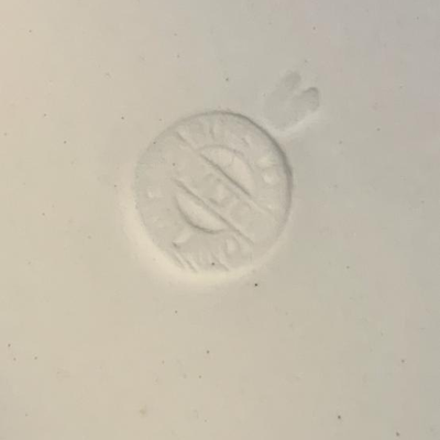 Doulton Burslem Madres Flow Blue Large Platter & Plates