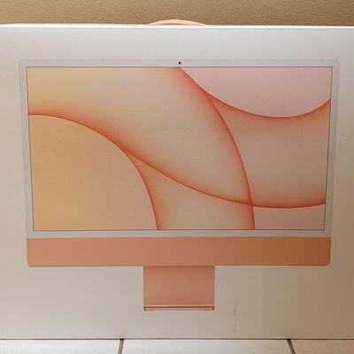 Orange iMac 24