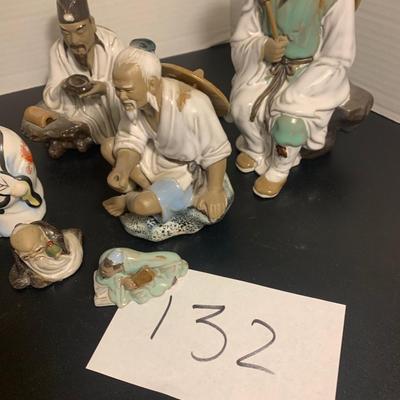 Japanese Mudmen Figurines Lot