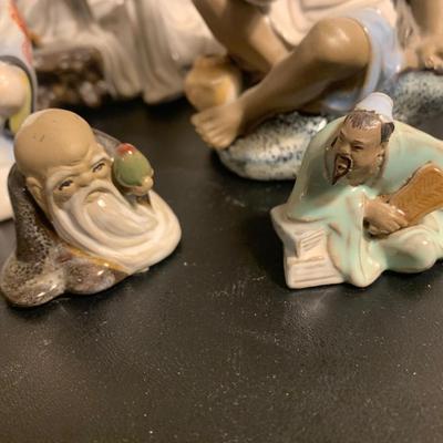 Japanese Mudmen Figurines Lot