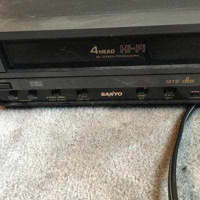 Sanyo 4 head hi-fi video cassette recorder