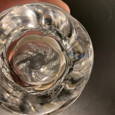 Heavy Orrefores Vase Signed