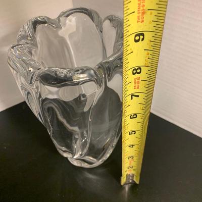 Heavy Orrefores Vase Signed