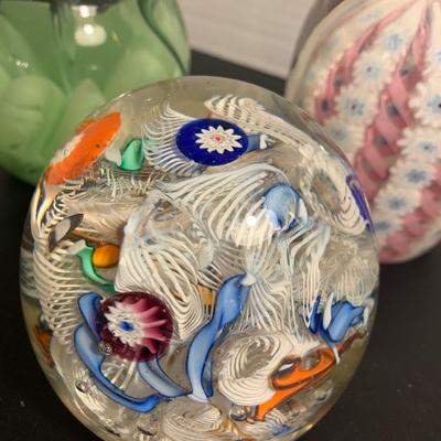 Vintage Paperweight Lot