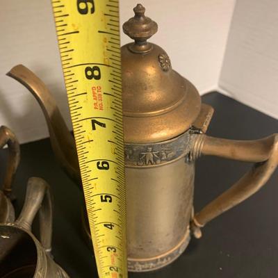 Antique Silver Plate Tea Set Lot