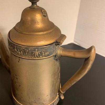 Antique Silver Plate Tea Set Lot