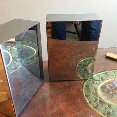 vintage Mirrored bookends