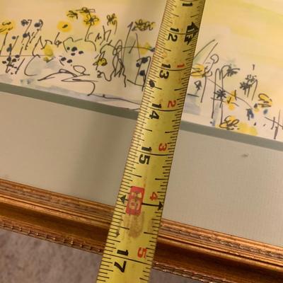 Signed Framed Art - Vica 1975