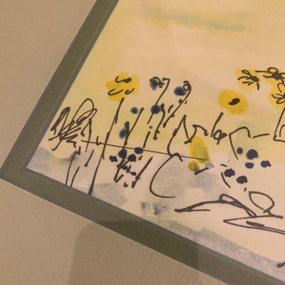 Signed Framed Art - Vica 1975