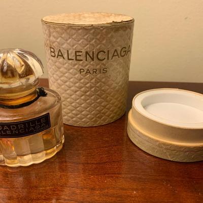 Balenciaga Quadrille Paris Perfume Bottle & Case