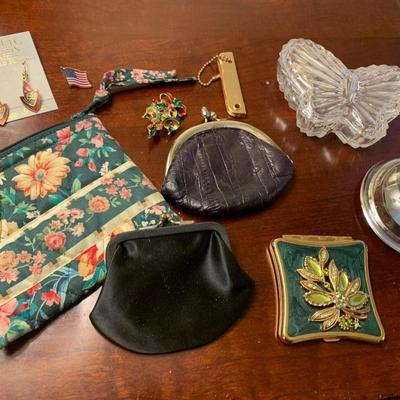 Vintage Vanity Drawer Lot - Change Purses Vera Bradley Compact +++