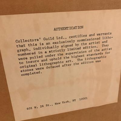 The Three Graces by Pablo Picasso - Numbered Lithograph- Framed / Matted Art Collectors Guild