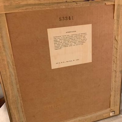 The Three Graces by Pablo Picasso - Numbered Lithograph- Framed / Matted Art Collectors Guild