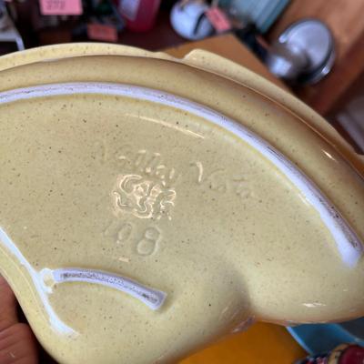 Vintage pottery  Harliquin Lid