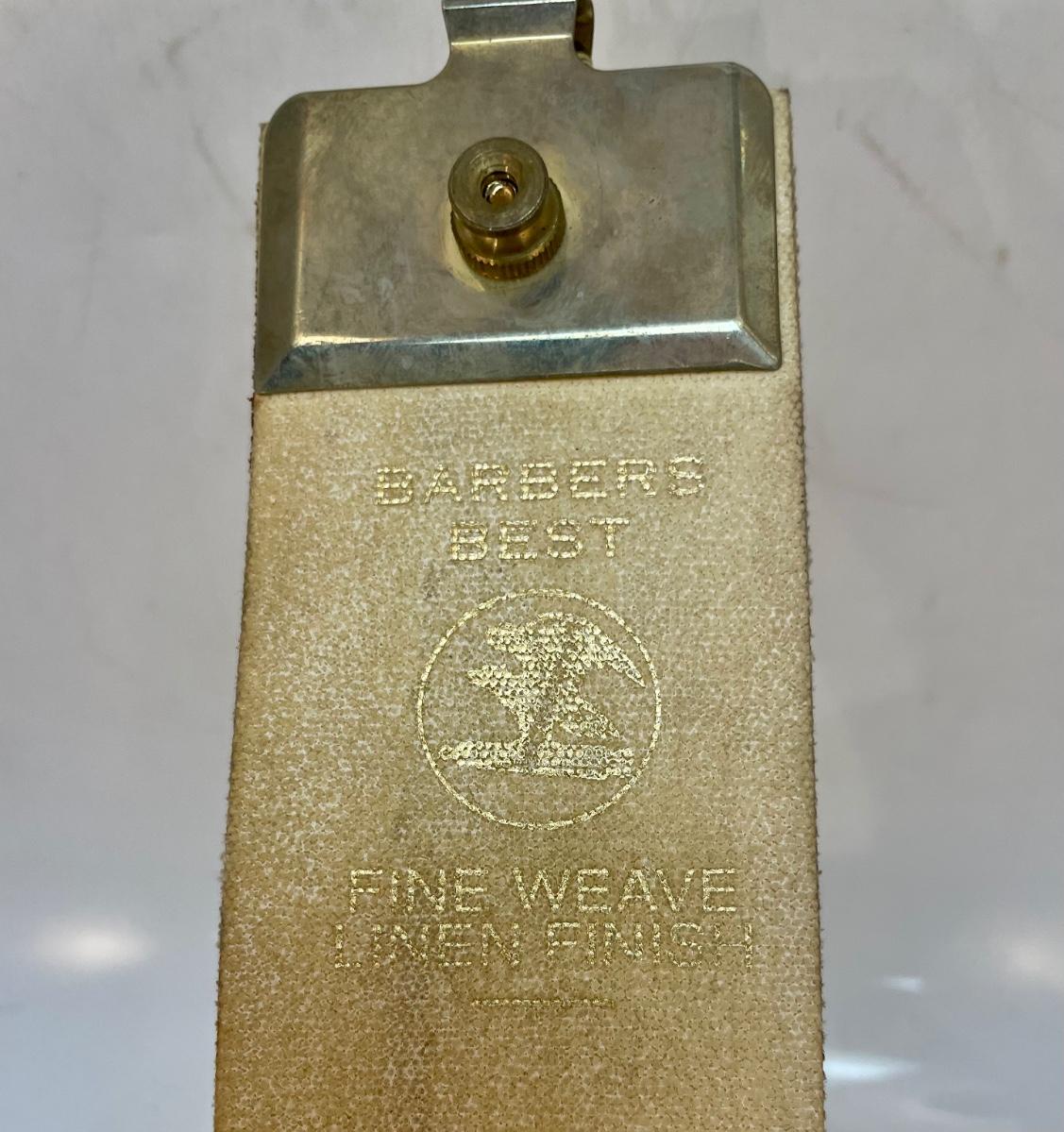 Illinois Razor Strop Co Chicago Hand Finish Leather Cowhide Razor Strap