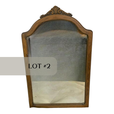 Lot 002 | Carved Wood Mirror