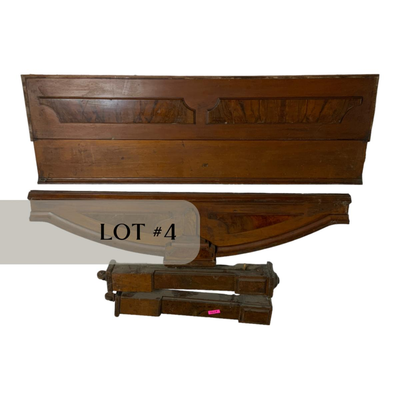 Lot 004 | Antique Twin Size Head & Foot Board