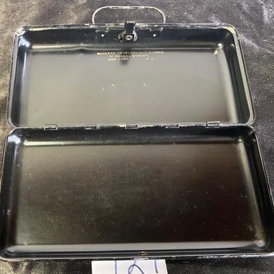 Vintage Metal Cash Box