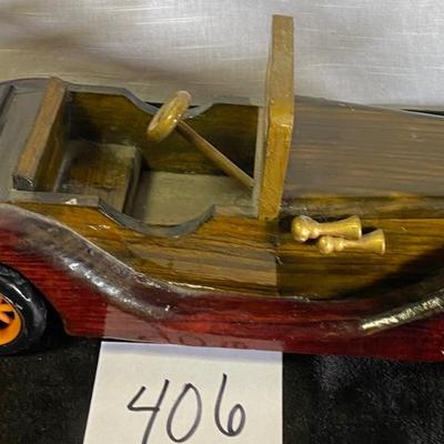 Vintage Wooden Car