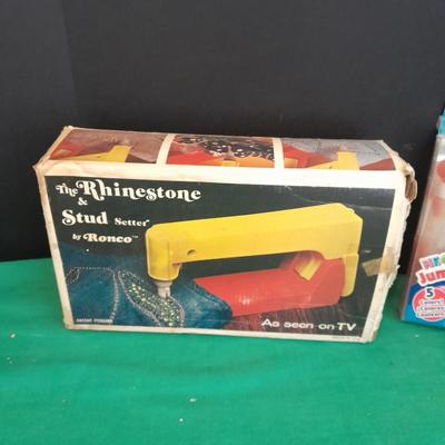 Vintage Ronco The Rhinestone & Stud Setter Bedazzler by Ronco