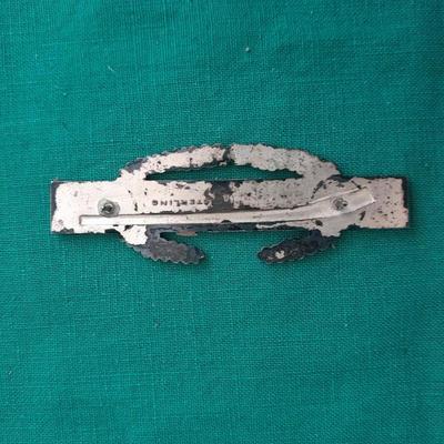 Sterling Silver Combat Infantryman Badge U,S. Army Combat Infratryman WW11