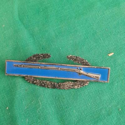 Sterling Silver Combat Infantryman Badge U,S. Army Combat Infratryman WW11