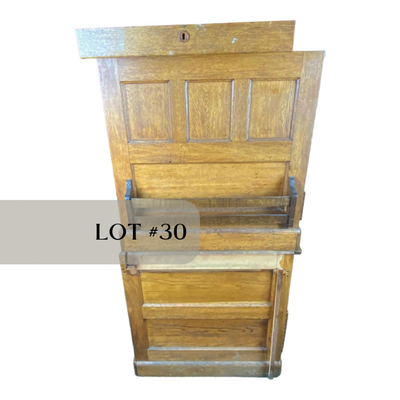 Lot 030 | Solid Oak Desk Drawer set of Three