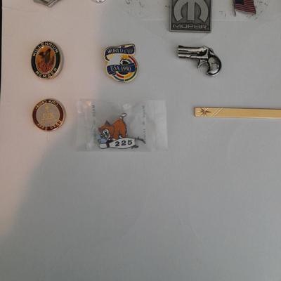 Hat pins / Lapels, The best things in life, Mopar, Pistols, and the America flag, belt buckle & more