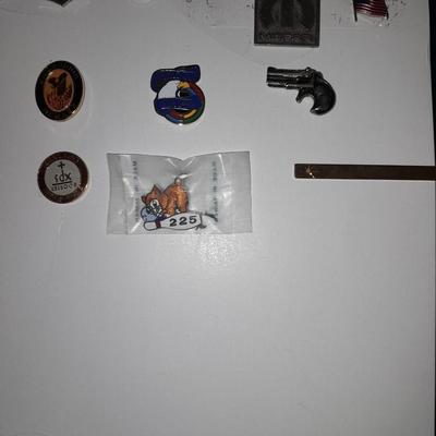 Hat pins / Lapels, The best things in life, Mopar, Pistols, and the America flag, belt buckle & more