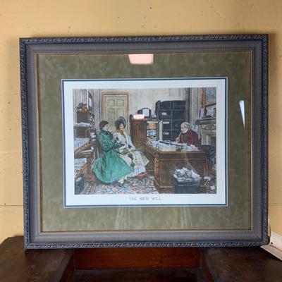 Lot 049 | The New Will Vintage Framed Print