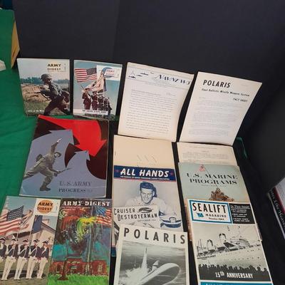 Vintage Military books and pamphlets 1964 Army, Navy, and Marine