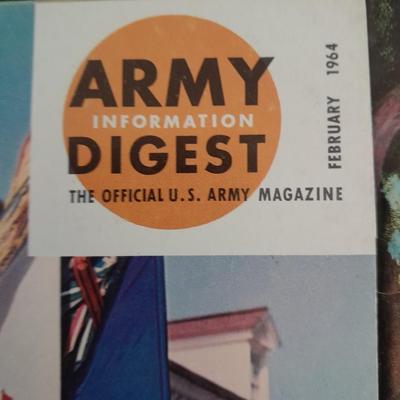 Vintage Military books and pamphlets 1964 Army, Navy, and Marine