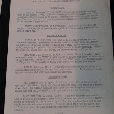 Vintage Military books and pamphlets 1964 Army, Navy, and Marine