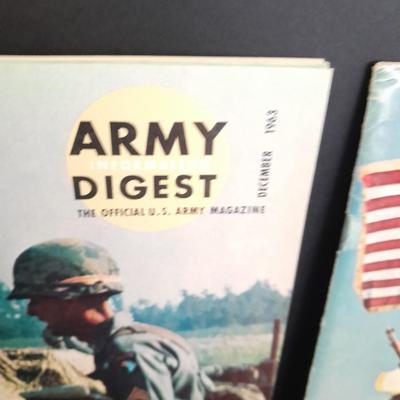 Vintage Military books and pamphlets 1964 Army, Navy, and Marine