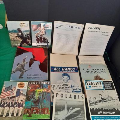 Vintage Military books and pamphlets 1964 Army, Navy, and Marine