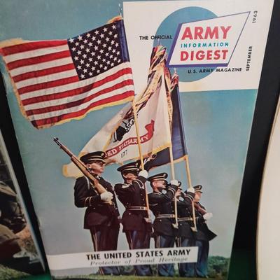 Vintage Military books and pamphlets 1964 Army, Navy, and Marine